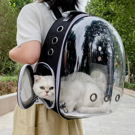 Transparent Breathable Pet Space Capsule Backpack
